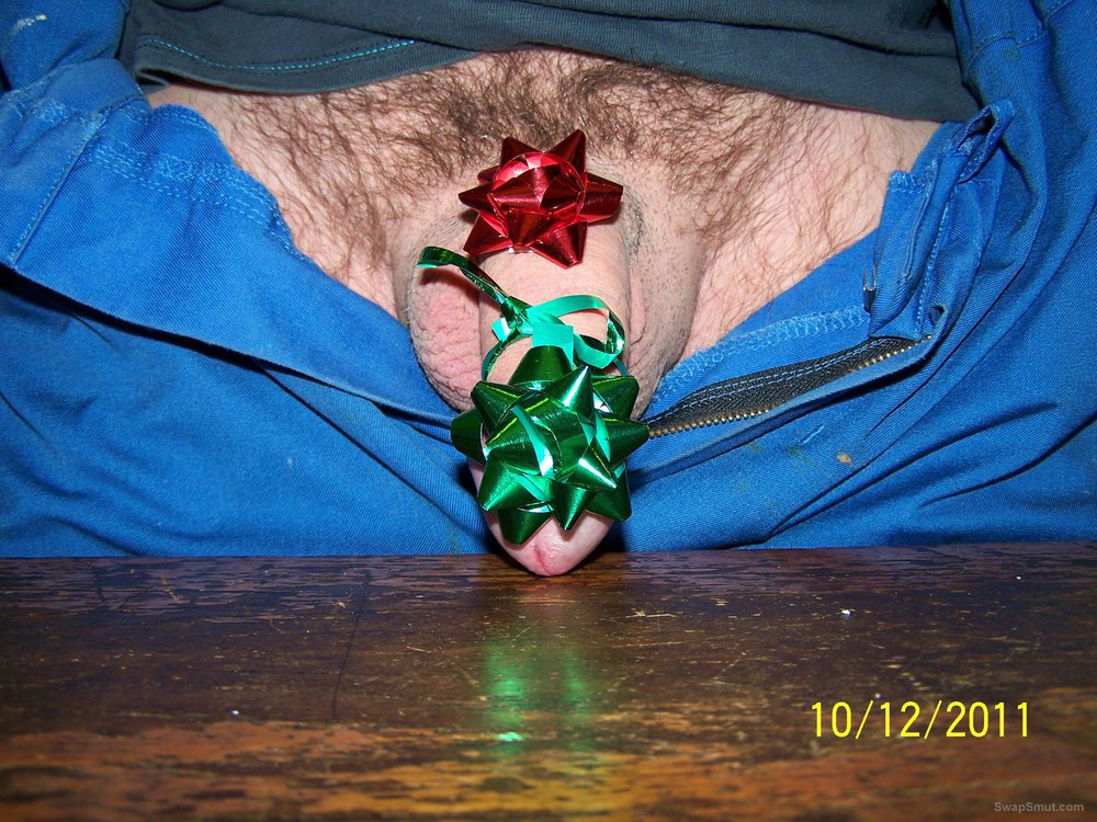 Giant Christmas Cock - christmas cock present wrapped for you